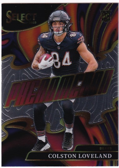 2025 Panini Select COLSTON LOVELAND Rookie Phenomenon Insert #5 - Bears