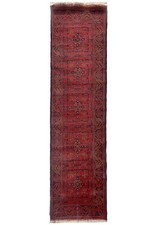 9 feet Afghan Runner Wool on Wool #PK-86