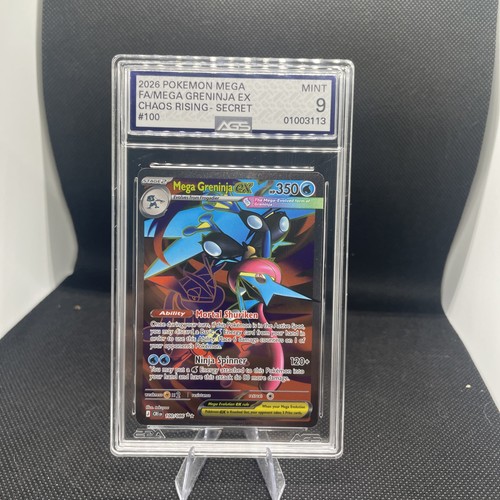 Mega Greninja ex graded PSA 9 for sale on eBay