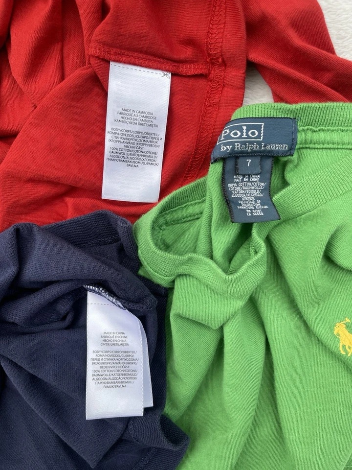 Boy’s Polo Ralph Lauren Clothing Lot Of 5 Big Pony Big Polo Bear Camouflage 7 - Image 4 of 4