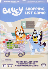 Bluey Shopping List Game, Join Bluey, Bingo, Bandit & Chilli on a Fun Superma...