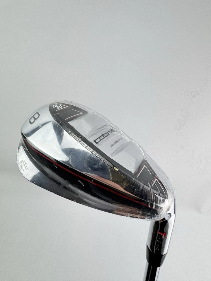 Cobra T Rail 8 Iron Combo Hybrid KBS Tour 90 Regular Steel /Right /New /29684 - Image 3 of 4
