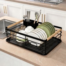 Abtropfgestell Geschirr aus Metall platzsparendes Geschirrabtropfgestell Küche
