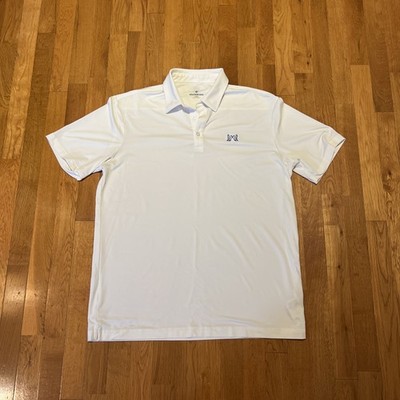 GREATNESS WINS Polo Shirt NGLA NATIONAL GOLF LINKS OF AMERICA Sz Large L White