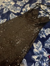 Black Night Sequence Dress