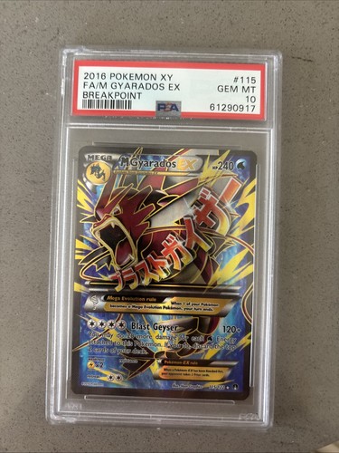 M Gyarados-EX graded PSA 10 for sale on eBay