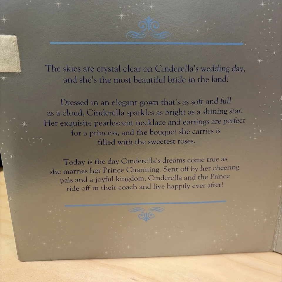 Barbie Cenicienta Boda Disney 1995 45 Aniversario Foto 3 de 4