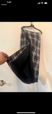 Charter Club Womens Academia Plaid Midi Wrap Skirt 10 Equestrian English Country