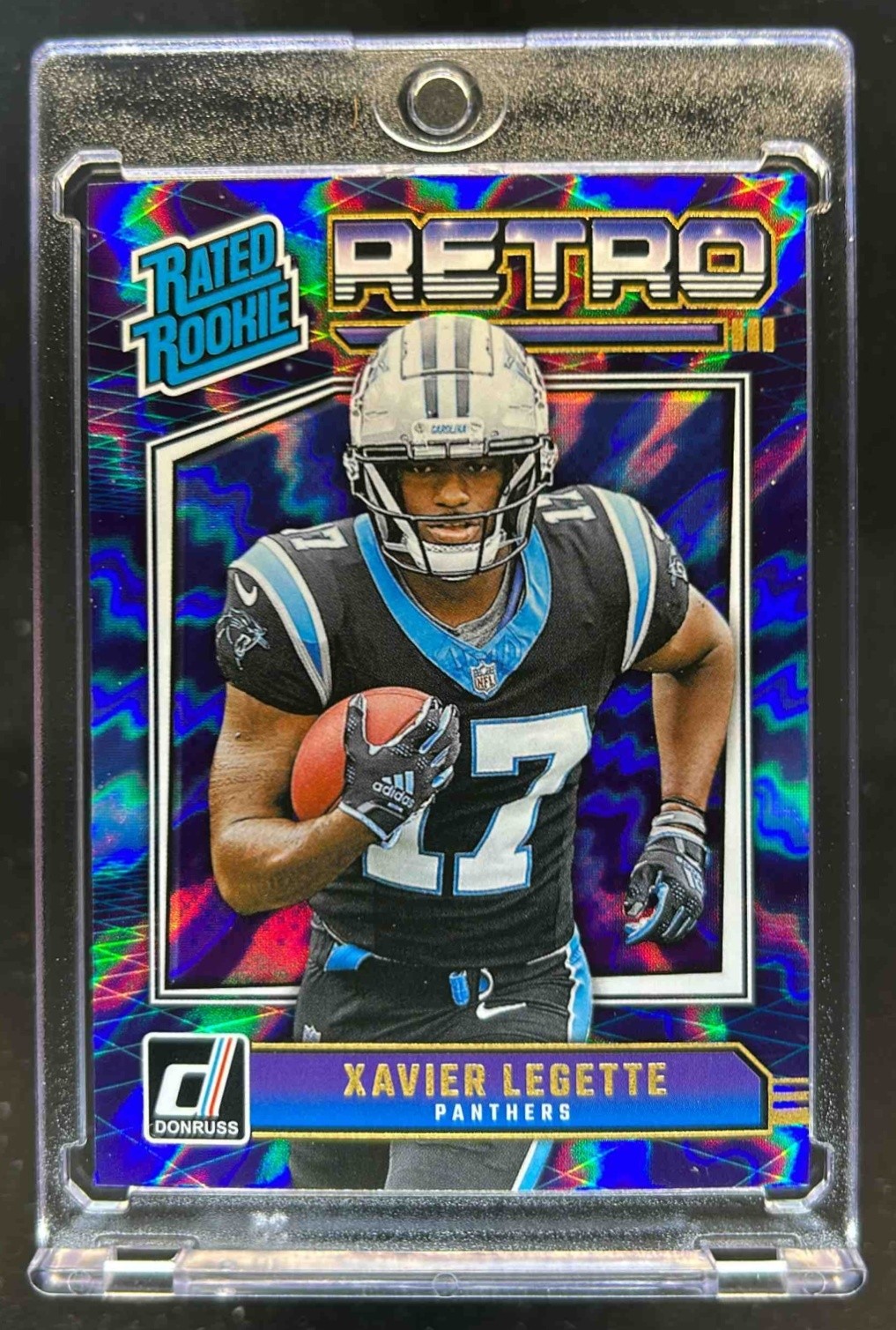 2024 Donruss Xavier Legette Retro Rated Rookie #13 Panthers