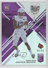 2017 Panini Elite Draft Picks Aspirations Purple 48/99 James Quick #171 0sd7