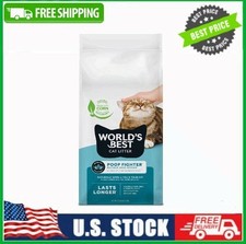 WORLD'S BEST CAT LITTER Poop Fighter Maximum Odor Defense Odor Control, 28lb Bag