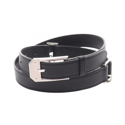 HERMES Andy 26 Belt H010739 leather Black SHW Used mens B | eBay