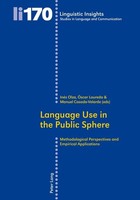 Language Use In The Public Sphere Manuel Casado