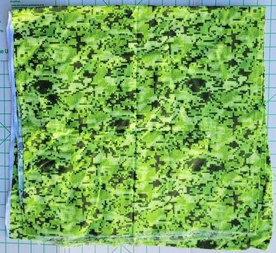 Minecraft Creeper Digital Green Camo 100% Cotton Woven Quilt Fabric-By the Yard
