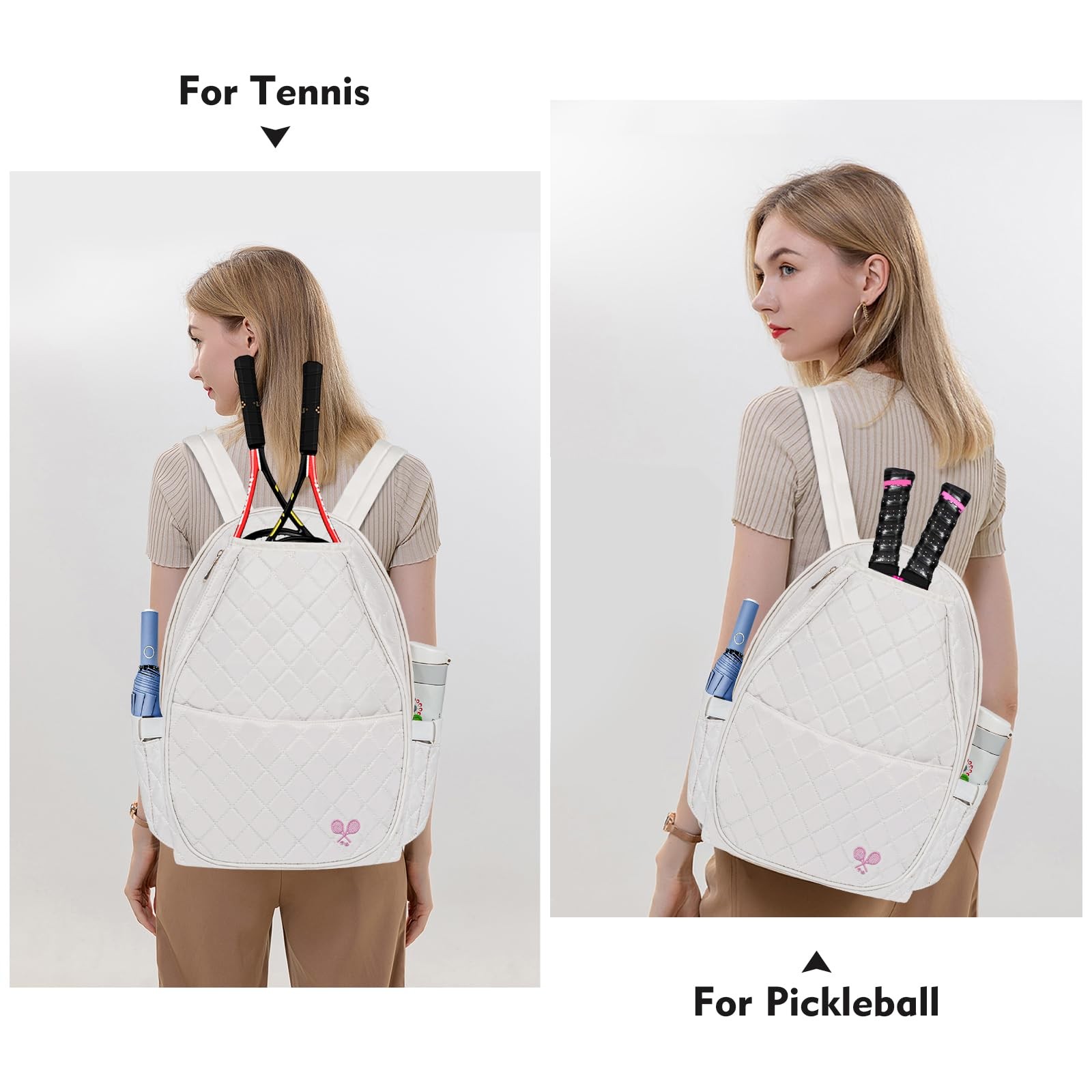 YEEGO DIRECT Tennis Bags for Women, Tennis Backpack Pickleball Racket Bags,Wa...