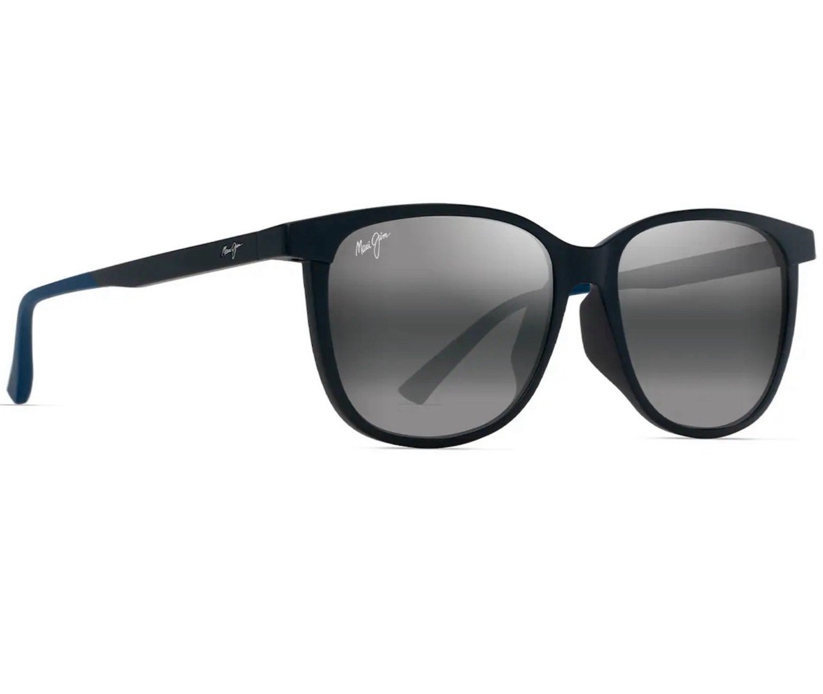 Maui Jim MAKUAHINE ASIAN FIT - Matte Blue Gray Lens 55-18-145