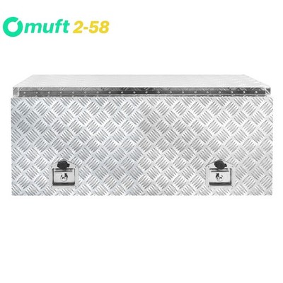 42'' Aluminum Truck Underbody Tool Box Trailer RV Tool Storage Under Bed W/Lock