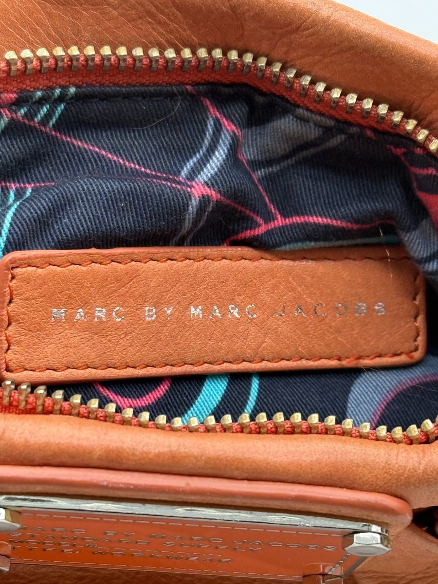 MARC BY MARC JACOBS Standard Supply Workwear Tan Leather Wristlet Clutch Bag View 2