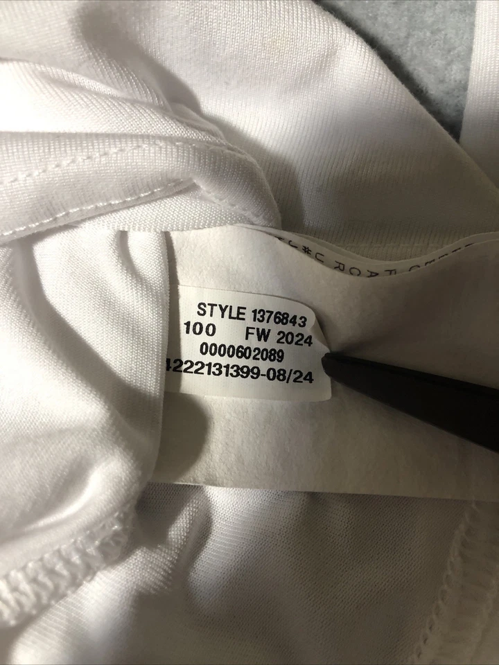 Футболка игрока в лакросс Notre Dame No27 командный выпуск Under Armour размер L/S маленькая белая - Изображение 4 из 4