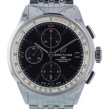 Breitling Premier B01 Chrono A13315 42 mm Black Dial Steel 2022 Box & Papers