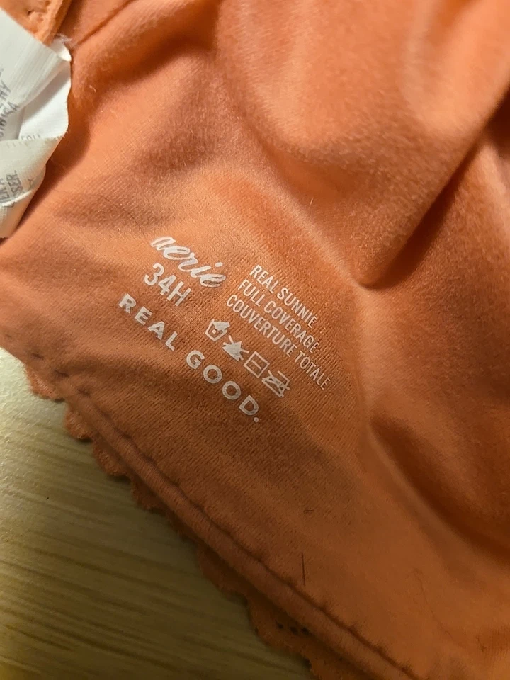 AERIE FULL COVERAGE REAL SUNNIE UNDERWIRE BRA SIZE 34H - Image 4 of 4