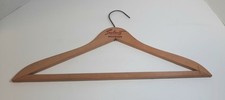 Sakowitz Wood Hanger Department Store Vintage Advertising Wooden Coat Suit Rack