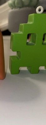 Green Space Invaders 3D Figur - Retro - 80er Jahre 