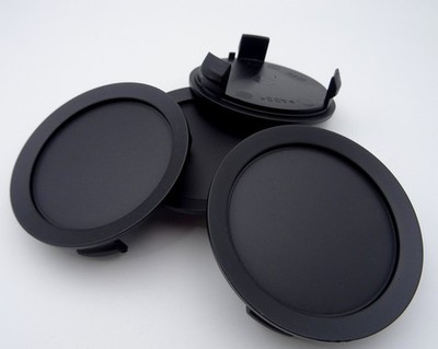 4 x Nabenkappen Felgendeckel 74,5mm  69,0mm Schwarz Matt für Alufelgen  AA01 SM