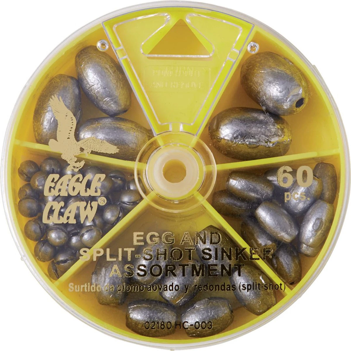 Eagle Claw Egg and Split-Shot Sinkers
