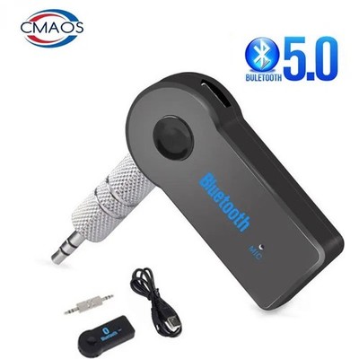  Bluetooth 5.0 Wireless Receiver 3.5mm AUX Car Audio A2DP Adapter 2-in-1