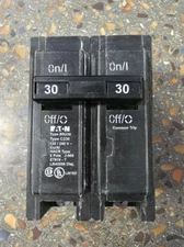 Eaton BR230 120/240VAC 20A 2-Pole Circuit Breaker (SOLD AS 5 TO BOX)