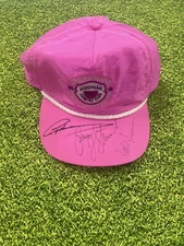Payne Stewart Greg Norman Hale Irwin Signed Hat JSA LOA Open Championship PGA