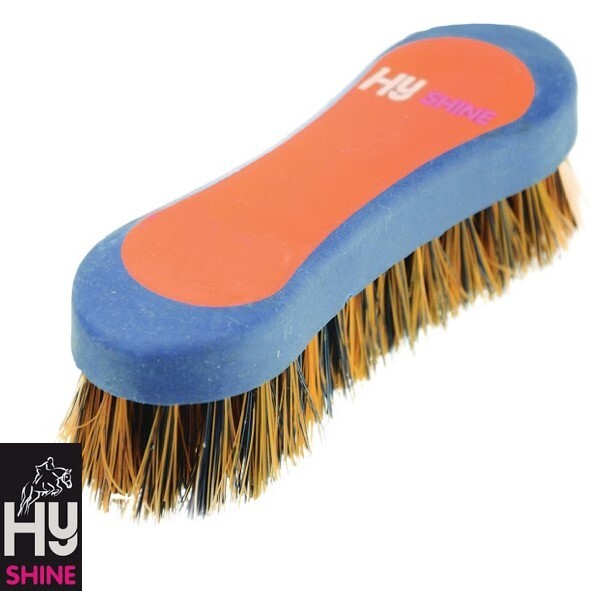 Hoof Brush   HySHINE Pro Groom   Navy/Orange   Grooming Kit   Soft Touch