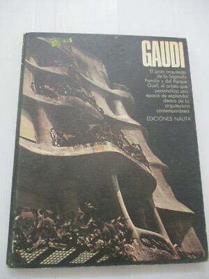 Antonio Gaudi, h/c, 96pp,big format book 1st Spanish edit.,Barcelona,1970.cs4611