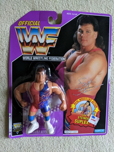 WWF Scott Steiner Action Figure MOC - Hasbro, 1993...
