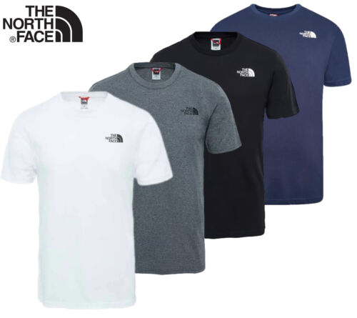 The North Face T-shirt homme logo manches courtes décontracté coton de tous les jours haut équipage   - Photo 1/9