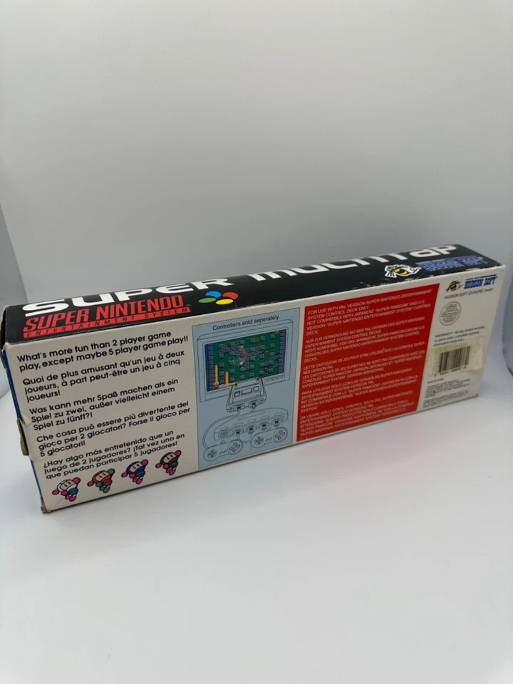 SNES Super Nintendo System - Super Multitap - 5 Spieler Adapter - OVP + Handbuch - Bild 2 von 4