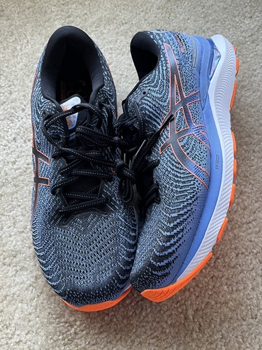 Asics Gel Cumulus 24 Menâs SZ 12.5 1011B366 âBlack Shocking Orange Running Shoes | eBay