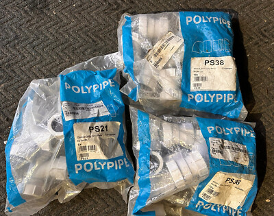 Restposten 25 x Polypipe Klemmverschraubungen PS38 PS21