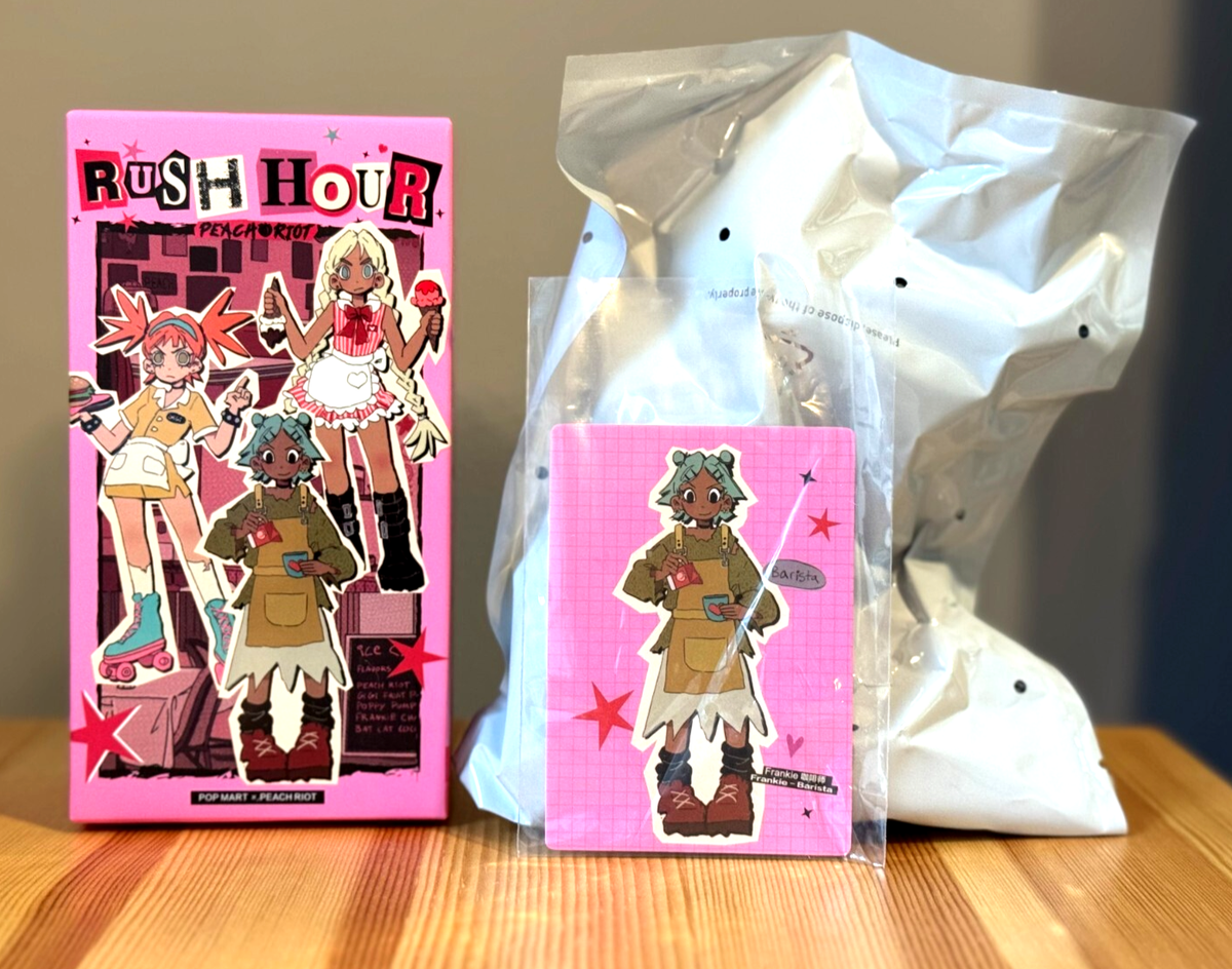 POP MART Peach Riot Rush Hour Series Figure: Frankie Barista | eBay