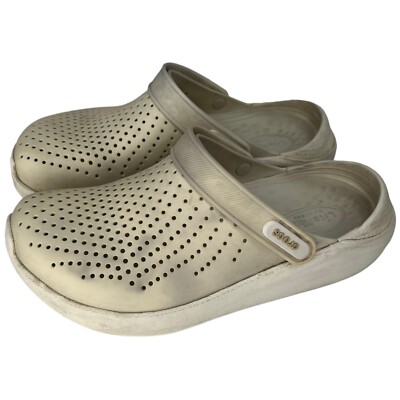 Crocs Lite Ride Clogs Comfort Slip On Sandal Unisex White  display picture 1