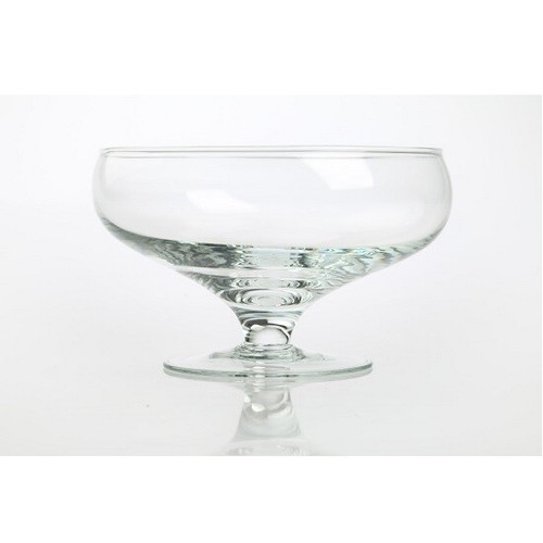 Clear Glass Footed Fruits Bowl
