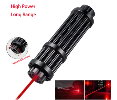 2000M High Power Red LED Laser Pointer Pen Beam Dot Light Flashlight