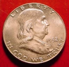 1952 D FRANKLIN HALF DOLLAR MS MINT STATE FULL BELL LINES