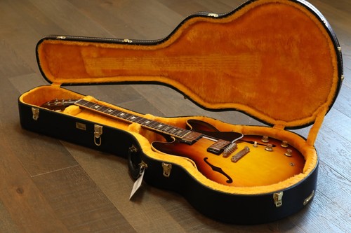 MINTY! 2021 Gibson Custom 1964 ES-335 Reissue VOS Vintage Burst + COA OHSC - Picture 22 of 23