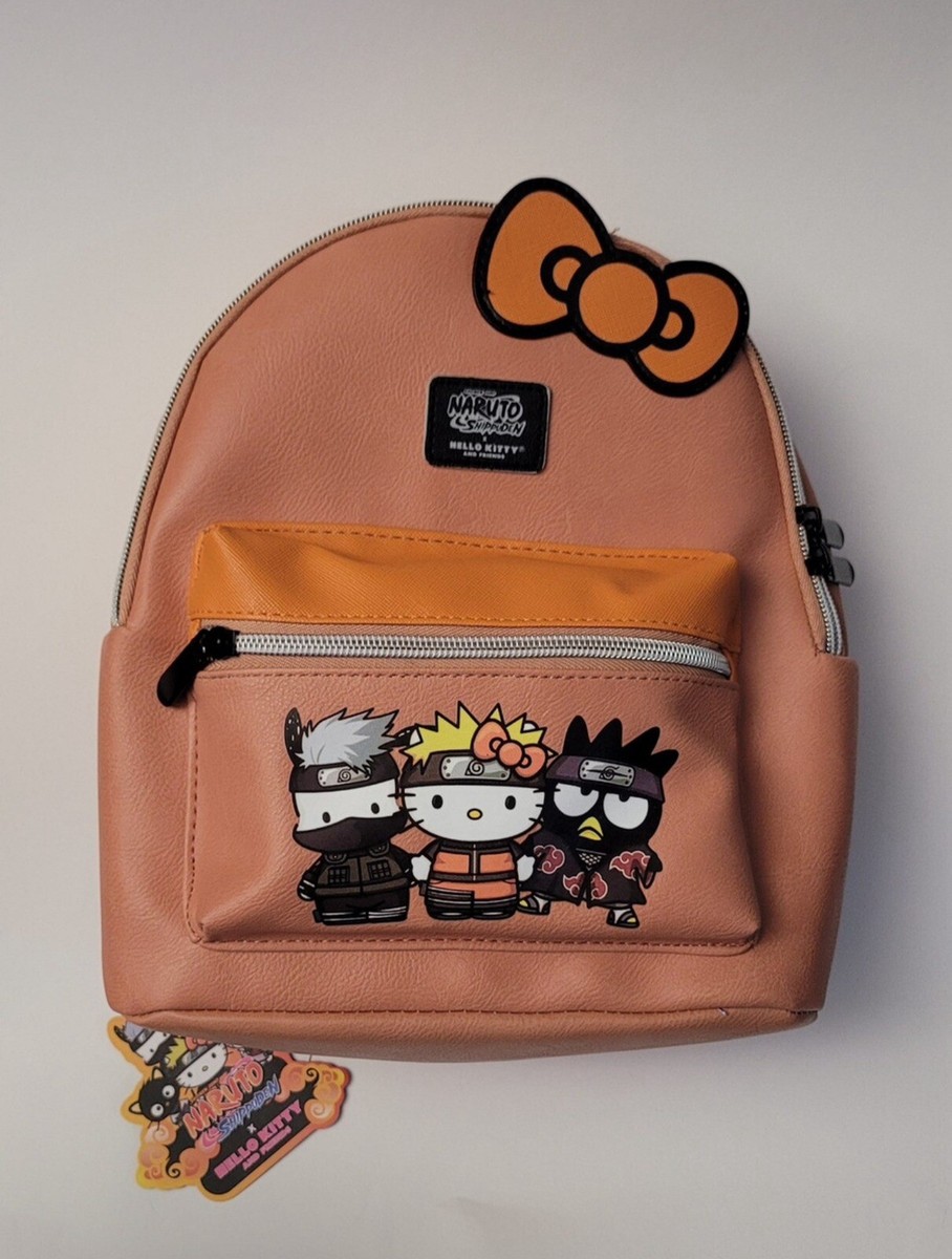 【HELLO KITTY】バッグ　キャメル Sanrio Hello Kitty x Naruto Shippuden Women's Mini Backpack Orange