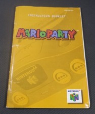 Authentic Nintendo 64: Mario Party Instruction Manual, 1998 N64, Used