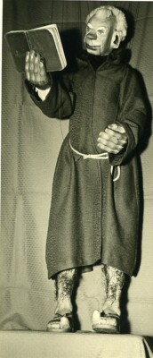 Frankreich Jany Privat Puppen Puppenspieler Striptease Bar altes Foto Krone 1962