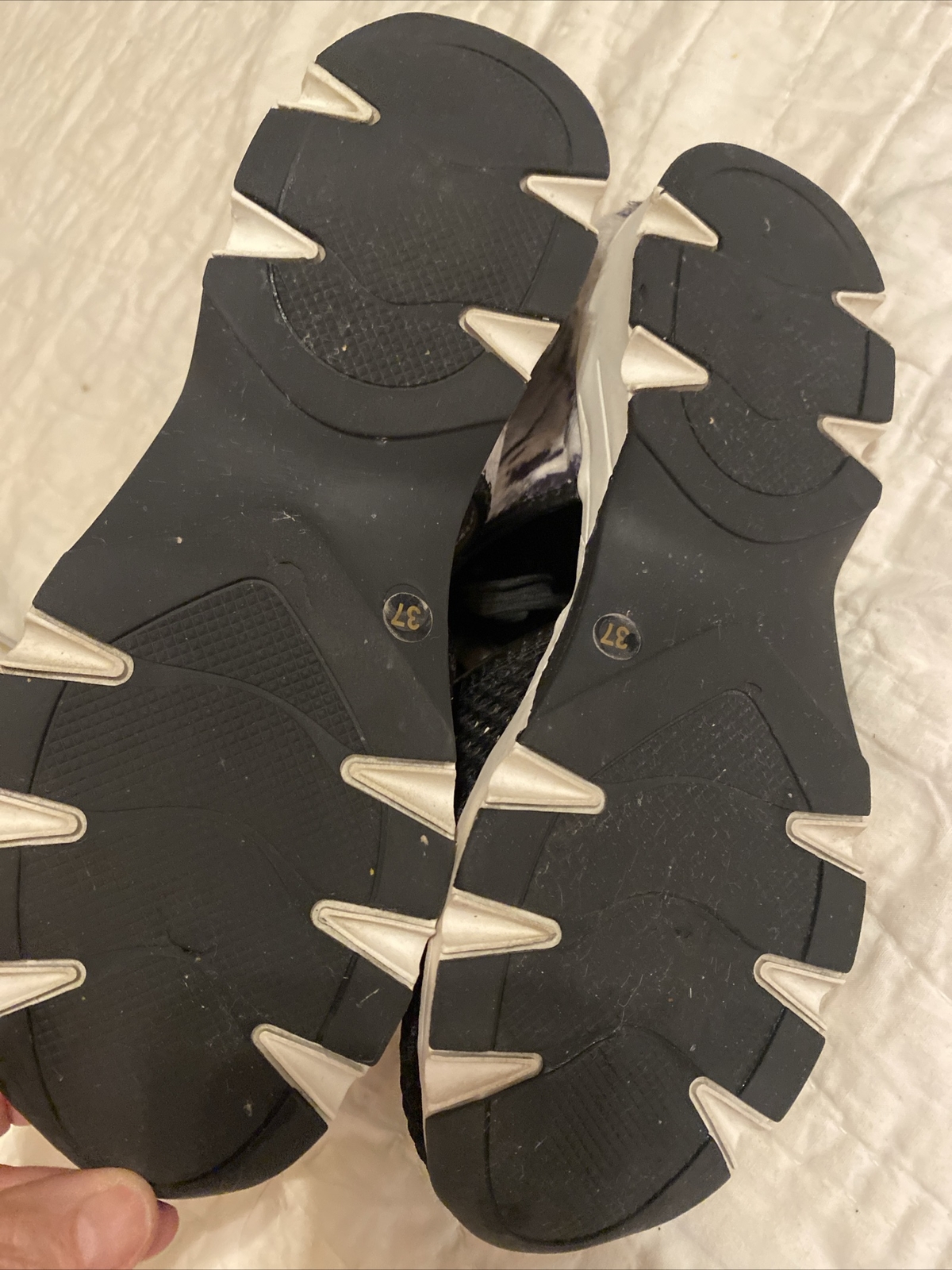 Sneaker donna ALL BLACK STUPEFACENTI MESH taglia 37 6 5 nero bianco pony hair? Us intime ottimeioni c 166