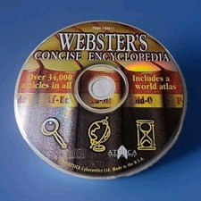 Vintage Webster's Concise Encyclopedia PC-CD, 1994 for Windows